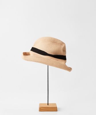 ＢＯＸＥＤ　ＨＡＴ　ペーパーアバカ　１１ｃｍ　ブリム　グログランリボン